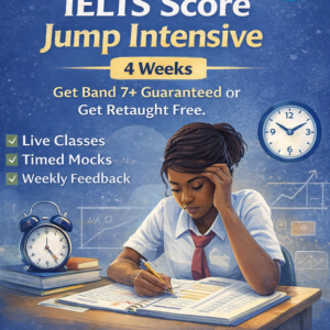 IELTS 7+ Score Accelerator (4 Weeks)
