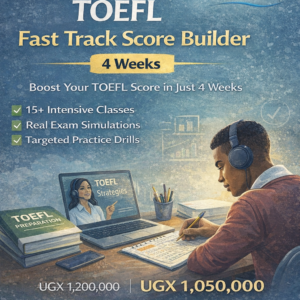 TOEFL Fast Track (4 Weeks): Raise Your Score Before Your Deadline