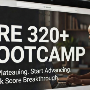 GRE 320+ Score Breakthrough Bootcamp
